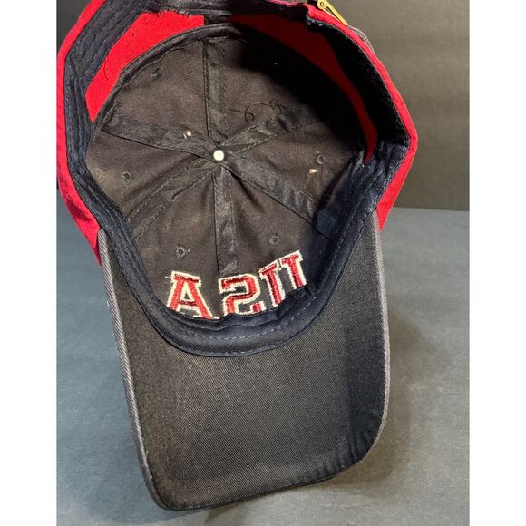 USA Patriotic Baseball Cap – Embroidered Stars Brim, Red & Navy “USA” Hat - Picture 4 of 4